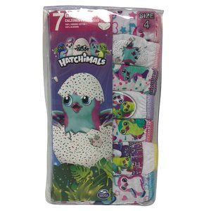 Hatchimals Little Girls' 7 Pack Panty (Size 4)